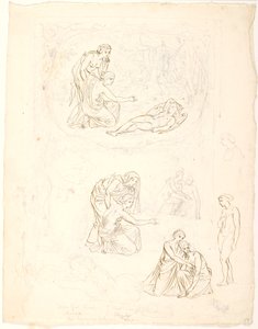 As ninfas encontram Eros dormindo de Lorenz Frølich