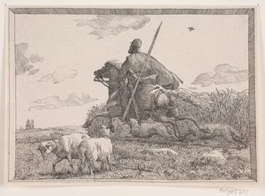 Ilustração para o poema de Adam Oehlenschläger «As duas torres da igreja» de Lorenz Frølich