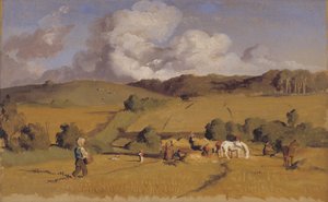 Paisagem perto de Holmstrup, Zelândia de Lorenz Frølich