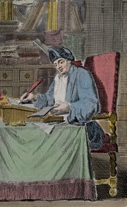 Retrato de Hercules Savinien Cyrano dit Cyrano de Bergerac, escritor francês