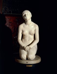 Confiança em Deus, por Lorenzo Bartolini (1777-1850), estátua em mármore