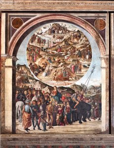 Triunfo da Fama, episódios do Antigo Testamento, cenas de mártires (Pintura