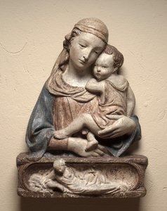 Madonna e criança, c. 1450 de Lorenzo Ghiberti