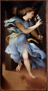 Anjo da Anunciação - Pintura de Lorenzo Lotto