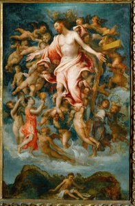 Cristo doando o seu sangue (madeira de choupo) de Lorenzo Lotto