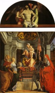 Retábulo de Santa Cristina al Tiverone de Lorenzo Lotto