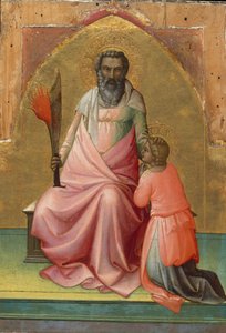Abraão, ca. 1408-10. de Lorenzo Monaco