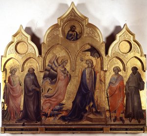 A Anunciação. de Lorenzo Monaco