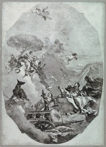 O triunfo de Marte de Lorenzo Tiepolo
