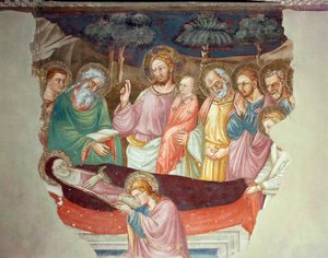 A dormência ou a morte da Virgem (fresco de Lorenzo di Bicci