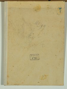 Retrato de um homem, perfil virado para a esquerda ... de Lorenzo di Credi