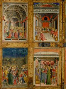 Relicário das portas de Santa Maria della Scala. painel interior