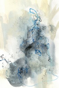 Fluxo Azul Abstrato de Lori Ann Folz