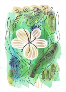 Jardim Floral Abstrato de Lori Ann Folz