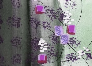 Composição abstrata moderna de Lori Ann Folz