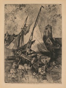 Barcos de pesca, Normandia (Environ de Caen)