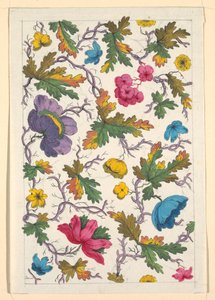 Design floral para têxteis impressos