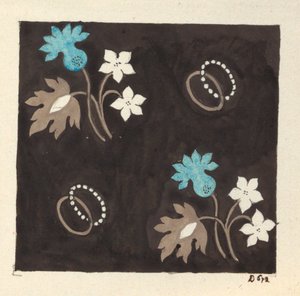 Design floral para têxteis impressos