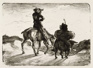 Dom Quixote e Sancho Panza de Louis Anquetin