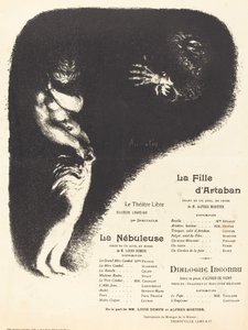 A Filha de Artaban, A Nebulosa, Diálogo Desconhecido, 1896. de Louis Anquetin
