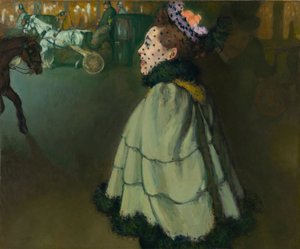 Mulher na Champs-Élysées à noite de Louis Anquetin