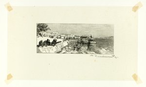 Cais de Bercy, placa dois de Le Long de la Seine et des Boulevards de Louis Auguste Lepère