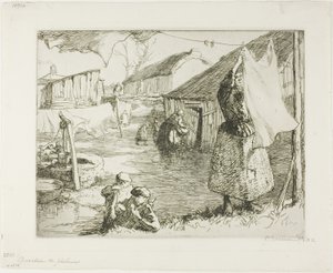 Bairro dos Pescadores de Louis Auguste Lepère