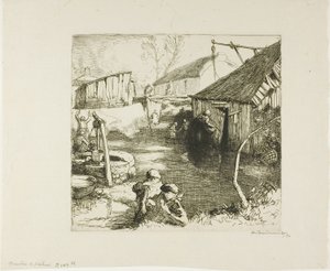 Bairro dos Pescadores de Louis Auguste Lepère