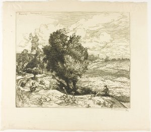 julho em Picardie de Louis Auguste Lepère