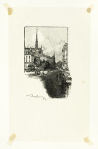 Pont Saint-Michel, placa doze de Le Long de la Seine et des Boulevards