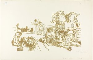 Bucólico moderno de Louis Auguste Lepère