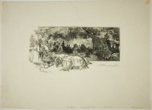 A cantina da mãe Pichard, perto do desfiladeiro dos Loups