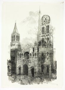 Catedral de Rouen de Louis Auguste Lepère