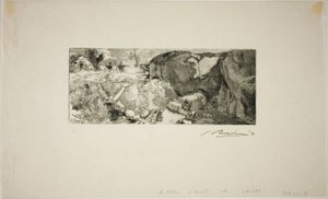Pedreira de arenito de Louis Auguste Lepère