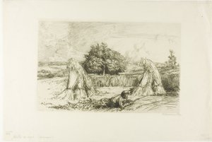 Feixes de centeio de Louis Auguste Lepère