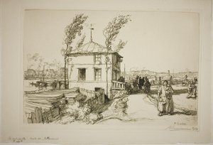 Taberna a caminho de Billancourt de Louis Auguste Lepère