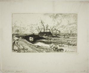 A pequena ponte de Louis Auguste Lepère
