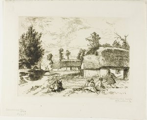 Duas casas de campo de Louis Auguste Lepère