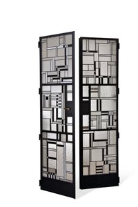 Conjunto de portas, c.1928 (vidro e ferro patinado)