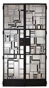 Conjunto de portas, c.1928 (vidro e ferro patinado)