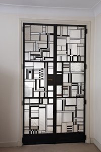 Conjunto de portas, c.1928 (vidro e ferro patinado)