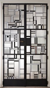 Conjunto de portas, c.1928 (vidro e ferro patinado)