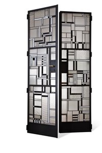 Conjunto de portas, c.1928 (vidro e ferro patinado)