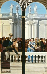 Festa de estilo veneziano, painel direito de Louis Boulanger