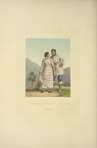 Figurinos dos índios de Mechoacan, ilustração de 