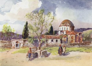 O convento de Daphni, Grécia