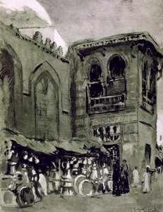 Comerciante de cobre, Cairo, Egito, 1928