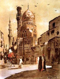 A Mesquita Azul, Cairo, Egito, 1928