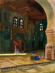 A Mesquita de Sultan al-Ghuri, Cairo, Egito, 1928