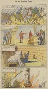 Vida de Jeanne Darc (cor litho) de Louis Charles (after) Bombled